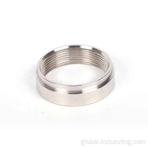 Steel material machining parts stainless steel machining flange Supplier